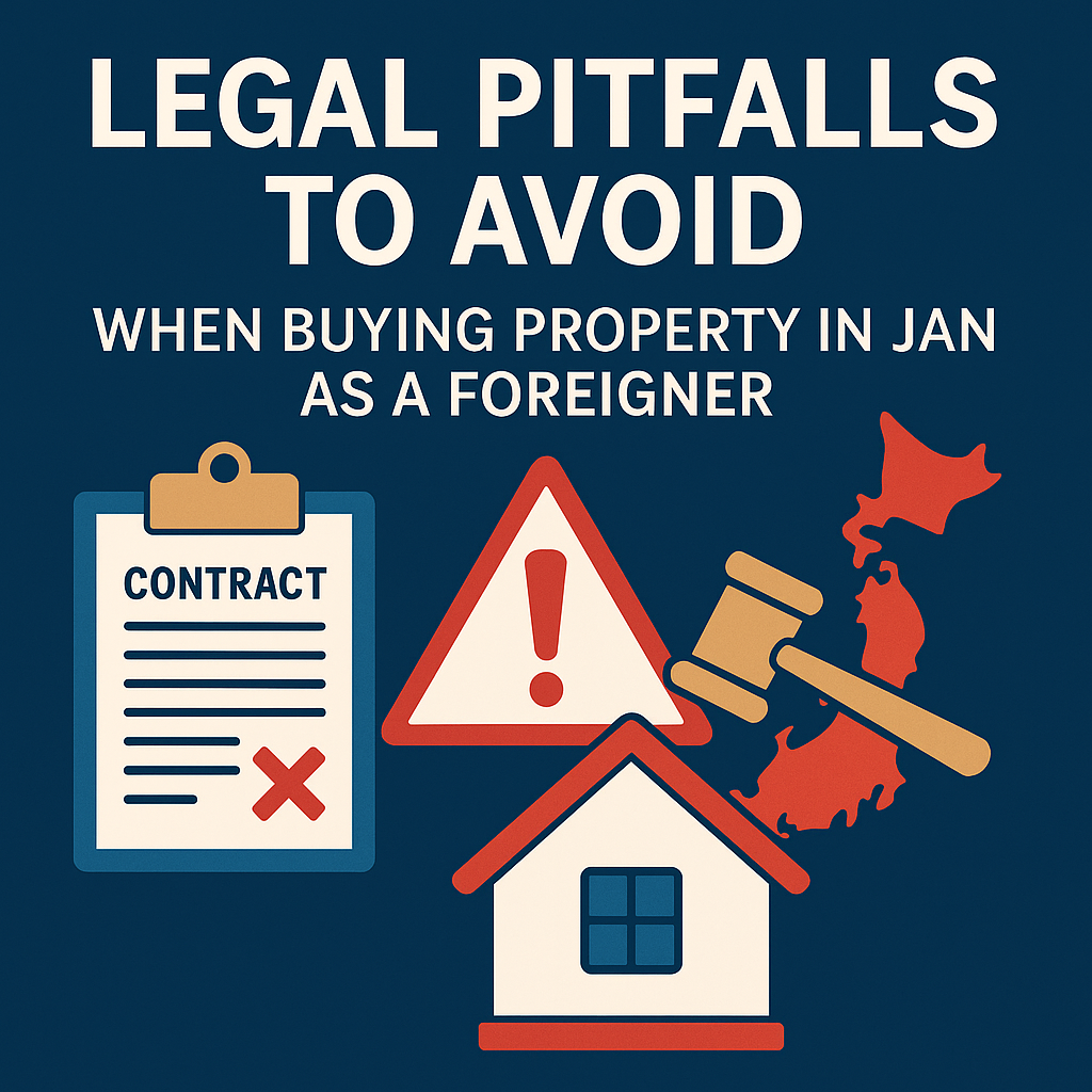 Legal Pitfalls to Avoid When Buying Property in Japan as a Foreigner